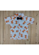 CAMISA REI LEÃO COM GRAVATA  TAM. PP